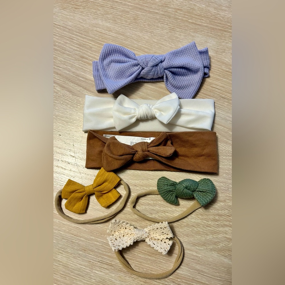 Baby Headbands. Assortment of headbands. Newborn-3 months. All new without tags